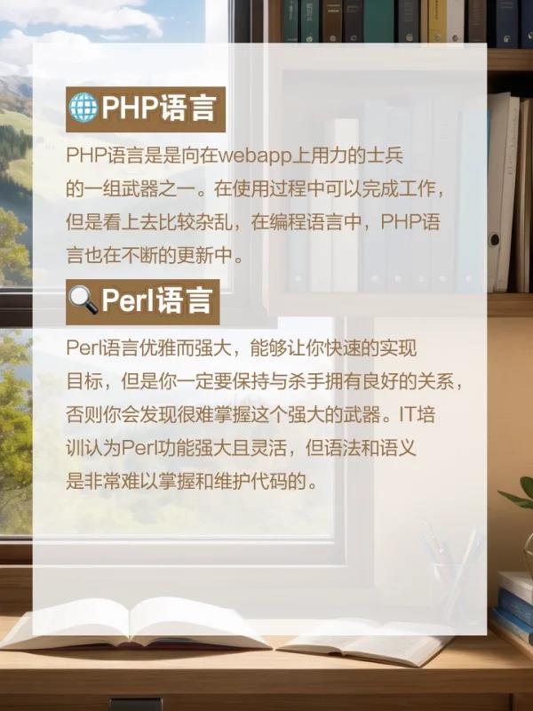 php与其他语言相比的优势图片